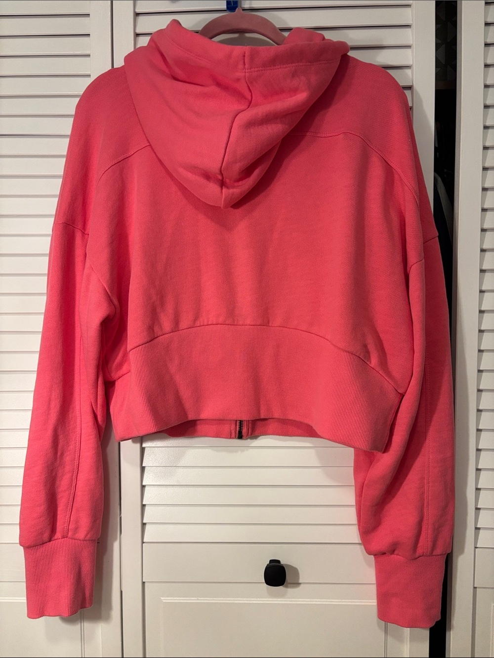 JoyLab Coral Pink Zip-Up Hooded Sweatshirt - Picture 2 of 3